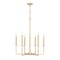 Z-Lite Gaultier  Modern Gold 6 Light Chandelier 6100-6MGLD - alternate 1