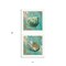 Homeroots Set Of Two Azurica I and Sea II 2 White Framed Print Wall Art, 2PK 408062 - alternate 4