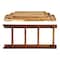 Megachef Acacia Wood 3 Tiered Rectangular Ladder Tray Set 750122162M - alternate 8