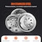 Vevor 16" Wheel Simulators Cover Stainless Steel For Ford F350 (1974-1998) 4 pcs 71604F/R - alternate 5