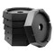 Snappad TRAILER JACK ACCESSORIES Rubber; Fits 9 Inch Round Jack Foot; Black; 11 Inch Diameter; Set Of 6 XTRSP6 - alternate 6