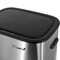 Elama 14.5 Gallon Automatic Sensor Hands Free Trash Can in Matte Silver ELM-UH8-55L - alternate 4