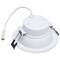 Satco 12/9/6 Wattage Selectable 2700K/3000K/3500K/4000K/5000K CCT Commercial LED Downlight 4 in S13510 - alternate 7