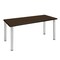 Regency Kee Training Seminar Table, 72 in W, 24 in L, Neo Walnut MT7224NWBPCM - alternate 1