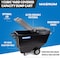 Magnum Tool Tilt Truck, 1 Cu. Yd. Covered Capacity Dump Cart with Heavy Duty 12 in Wheels (4-Pack) DUC100-R-04PK - alternate 4