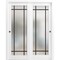 Sartodoors Sliding Closet Bypass Doors with Hardware Planum 2112 White 84x84 (2* 42x84) Solid Core PLANUM2112DBD-WS-84 x 84 (2* 42x84) - alternate 1