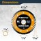 Powertec 4-1/2in Turbo Diamond Saw Blade for Angle Grinder, Diamond Blade for Cutting - 3PK 14005-P3 - alternate 6