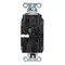 Hubbell Wiring Device-Kellems Straight Blade Receptacle, 5-15R, 15 A, 125V AC, 2 Pole, 3 Wire, Surface Mount, Grounded HBL2152STTR - alternate 3