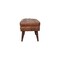 Homeroots 35in Brown Genuine Leather and Solid Wood Upholstered Storage Bench With Cabinet 717473 - alternate 6