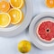 Smarty Had A Party Matte Steel Gray Round Plastic Dinnerware Value Set (120 Dinner Plates + 120 Salad Plates), 240PK 4850STGR-VP-CASE - alternate 8