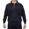 Game Workwear No Denim Quarter-Zip Jobshirt, Black, Size Medium 811 - alternate 1