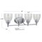 Jonathan Y Marais 30" 4-Light Metal/Glass LED Vanity, Chrome JYL7471B - alternate 11