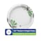 Dixie Disposable Plate, Round, 8-1/2", Paper, Pathways, PK500 UX9WS - alternate 8