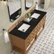 James Martin Vanities Malibu 72" Double Vanity, Amber Birch, w/ 3 CM Phantome Eclos Top 505-V72-AMB-3PHT - alternate 8