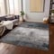 Homeroots 5' X 8' Gray Black And Brown Abstract Washable Indoor Outdoor Area Rug 603024 - alternate 9