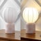 Jonathan Y Valarie 10.25" Contemporary Modern Checkerboard Ceramic w/Ribbed Cocoon Globe Shade LED Mini Table L JYL4203A - alternate 9