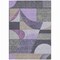 Homeroots 9' X 12' Purple Gray And Beige Geometric Washable Indoor Outdoor Area Rug 616740 - alternate 7