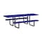 Leisure Craft 8 FT ADA Accessible Outdoor Picnic Table with 2 Bench Seats, Navy T8XPP-ADA-NAVY - alternate 1