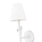 Z-Lite Claudelle 1-Light Wall Sconce, 5.75 in W x 24 in H, Textured White 4014-1SA-TW - alternate 8
