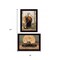 Homeroots Set Of Two Harvest Moon with A Black Cat and Truck 3 Black Framed Print Kitchen Wall Art, 2PK 407941 - alternate 5