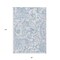 Homeroots 8' X 10' Sky Blue Denim Blue And Ivory Paisley Washable Indoor Outdoor Area Rug 588663 - alternate 7