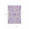 Homeroots 10' X 14' Purple And Ivory Damask Washable Indoor Outdoor Area Rug 614454 - alternate 9
