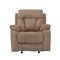 Homeroots 40" Modern Beige Fabric Chair 329385 - alternate 1