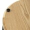 Leisuremod Round 15 in W, 16 in L, Manufactured Wood/Steel, Natural Wood RTBL-15NW - alternate 8