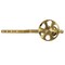 Kingston Brass Front Mount Toilet Tank Lever, Brushed Brass KTRX7 - alternate 1