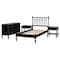 Baxton Studio Denita Bedroom Set, Black, Twin 271-14730-14742-14738-14738-ZORO - alternate 6