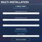 Luxrite 4FT LED Tube Light, T8, 12W/15W/18W, 5CCT 3000K-6500K, 1620/1950/2250LM, 220Deg., Ballast, 4PK LR34246 - alternate 7