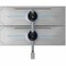 Atdec heavy duty dual vertical monitor mount with HD F-clamp, monitors sized 24-57, flat AWMS-2-BT75-H-S - alternate 2