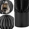 Jonathan Y Quincy 11" Modern Minimalist Paper Pleated Orb Accent LED Table Lamp, Black JYL9103A - alternate 8