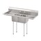 Koolmore 2 Compartment Stainless Steel NSF Commercial Kitchen Prep & Utility Sink SB121610-16B3 - alternate 4