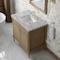 James Martin Vanities Kinnsden 36" Single Vanity, Weathered Oak w/ 3 CM Victorian Silver Silestone Top D680-V36-WTO-3VSL - alternate 9