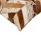 Homeroots Set of Two 12" X 20" Brown and Natural Chevron Cowhide Lumbar Throw Pillows, 2PK 544582 - alternate 6