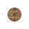 Homeroots 24" Brown Solid Wood Silent Analog Round Wall Clock 554635 - alternate 5