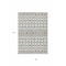 Homeroots 8' X 10' Ivory Red And Gray Geometric Washable Indoor Outdoor Area Rug 612187 - alternate 6