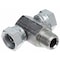 Gates Female Pipe Swivel NPSM on Run to Male Pipe NPTF - Tee SAE to SAE G60186-0404 - alternate 1