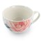 Martha Stewart 12 Piece Ceramic Flora 18 Ounce Cup and Saucer Set in White 128870.02 - alternate 6