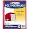 C-Line Products Two-Pocket Heavyweight Poly Portfolio Folder w/Prongs, Red, PK10 32964 - alternate 1