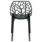 Leisuremod Cornelia Modern Stackable Dining Chair with Cut-Out Tree Design, Transparent Black, 4PK C18TBL4 - alternate 4