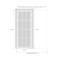 Sartodoors Sliding French Pocket Door 24 x 84 inches with, Planum 0040 Matte Black with White Glass, Kit Trims PLANUM0040PD-BLK-2484 - alternate 3