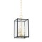 Hudson Valley Lighting Mark D. Sikes X Chaselton 3 Light Lantern 10 In. Aged Brass/Dark Blue MDS1200-AGB/DBL - alternate 1