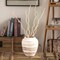 Uniquewise 8in Modern Round Wide Mouth Ceramic Vase Decorative Pottery Perfect for Grass Stems & Fresh Flowers QI004790 - alternate 7