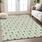Homeroots 5' X 8' Green And Ivory Geometric Washable Indoor Outdoor Area Rug 595728 - alternate 6