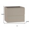 Homeroots 24" Light Brown Wood Freestanding Bathroom Vanity With White Sink And Two Drawers 627448 - alternate 3