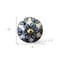 Homeroots 1.5" X 1.5" X 1.5" White Blue And Black Knobs, 12PK 332353 - alternate 5