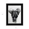 Homeroots Elephant Walk 2 Black Framed Print Wall Art 405083 - alternate 3