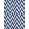 Homeroots 3' X 5' Navy Blue And Ivory Chevron Washable Indoor Outdoor Area Rug 595325 - alternate 9